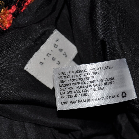 NEW A New Day Cropped Tweed Jacket Blazer NWOT C6 - Picture 7 of 7